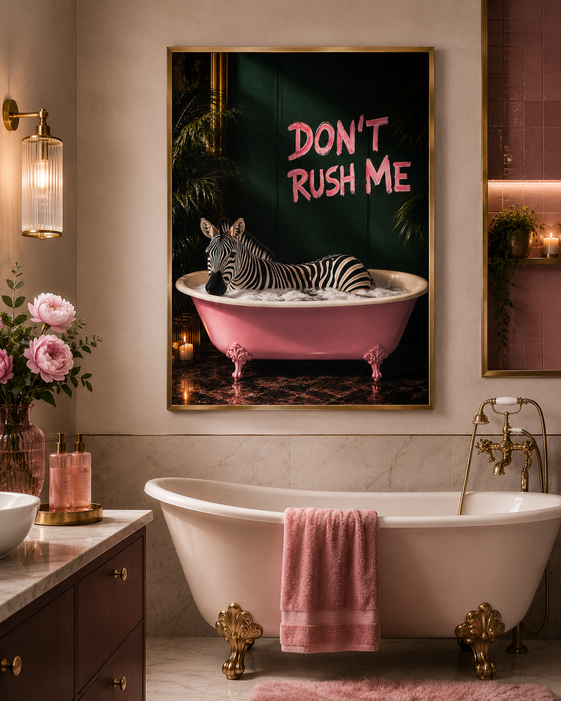 Don’t Rush Me Zebra Print