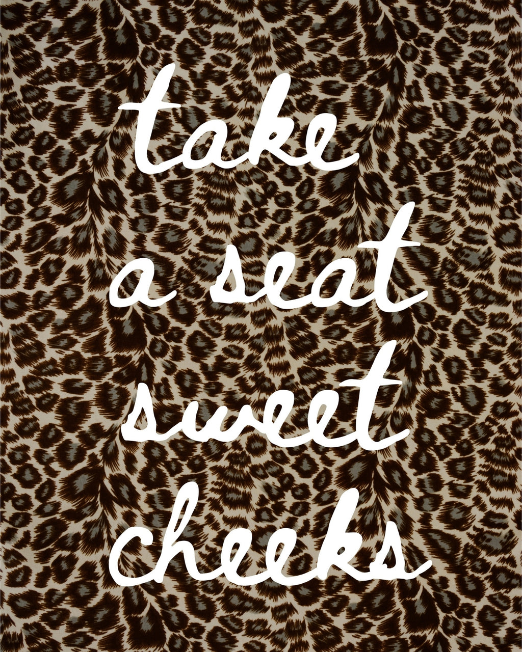 Sweet Cheeks Leopard Print