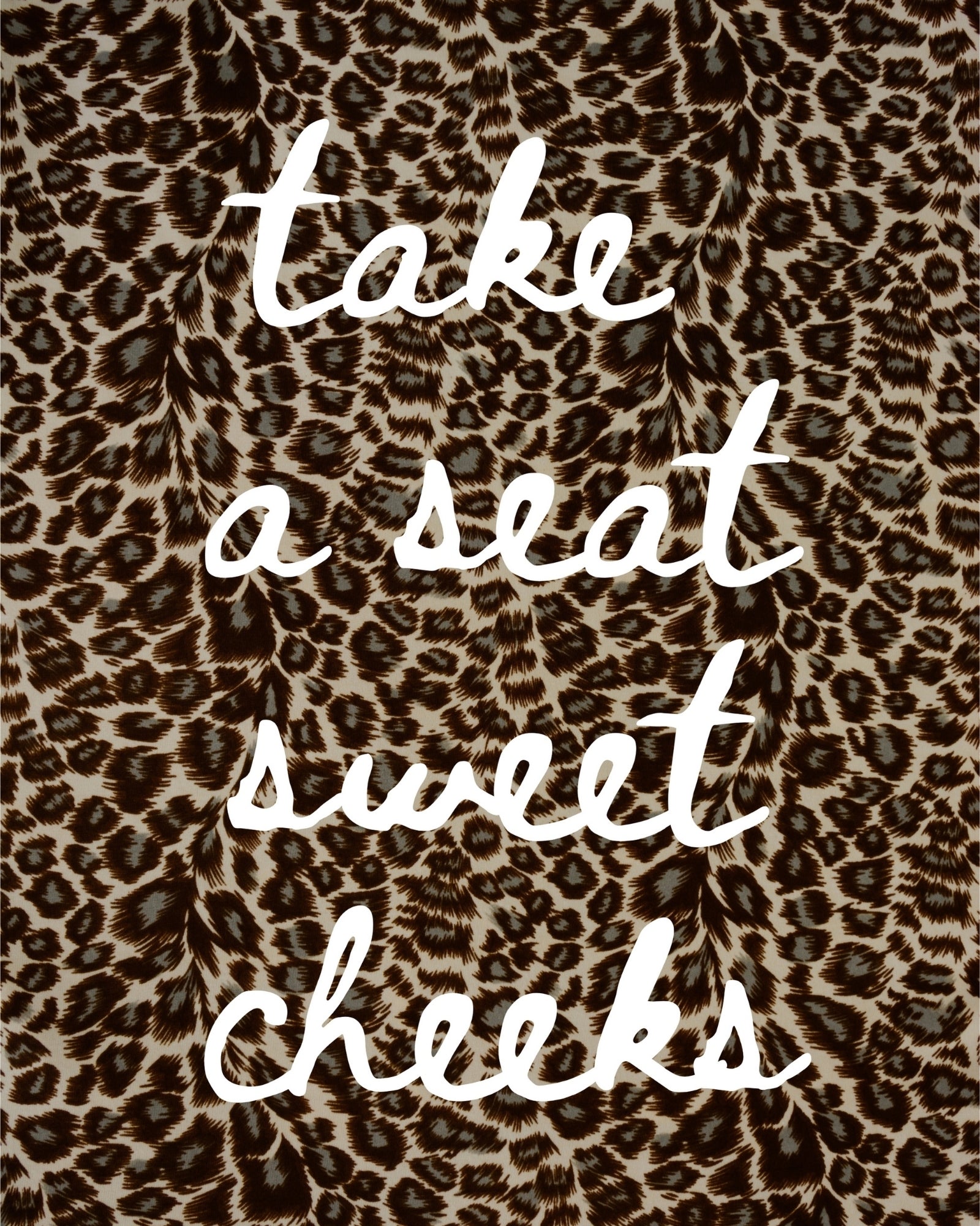 Sweet Cheeks Leopard Print