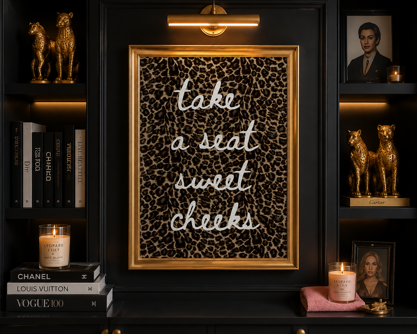 Sweet Cheeks Leopard Print