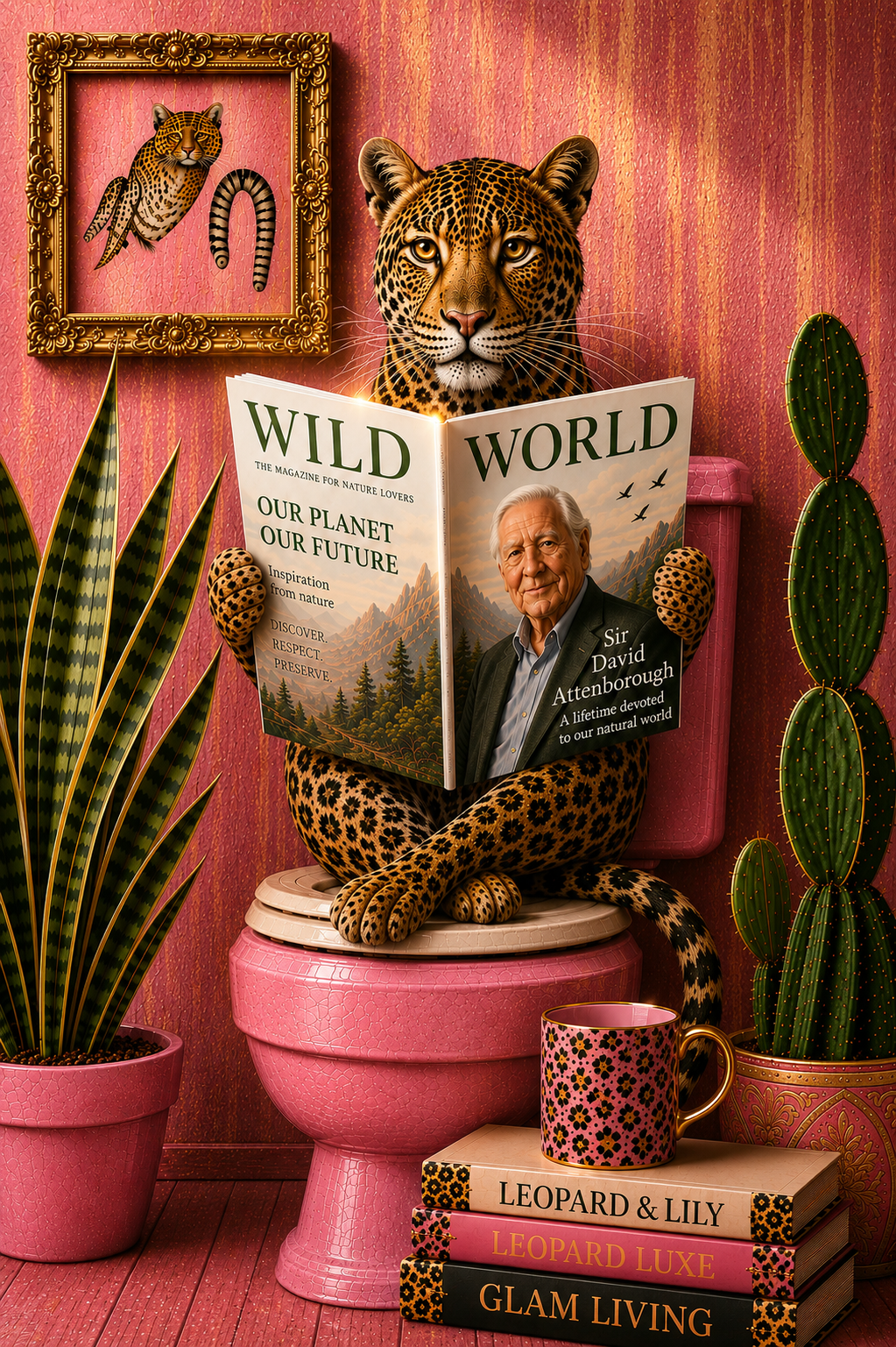 Limited Edition Sir David Attenborough Inspired Print
