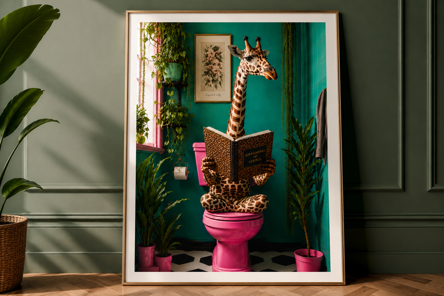 Dreaming of Africa Giraffe Print