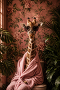 Blush Giraffe Print